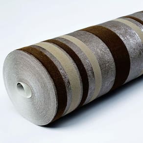 Papel de Parede Veludo Listrado DK-0280 - 53cm X 10M( ± 3%)