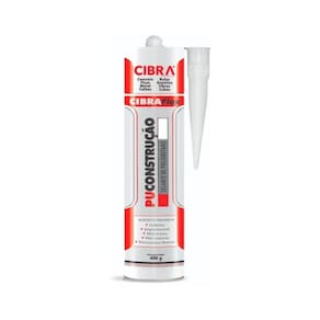 Cola Selante Poliuretano Cibra Pu Construção 400g Branco