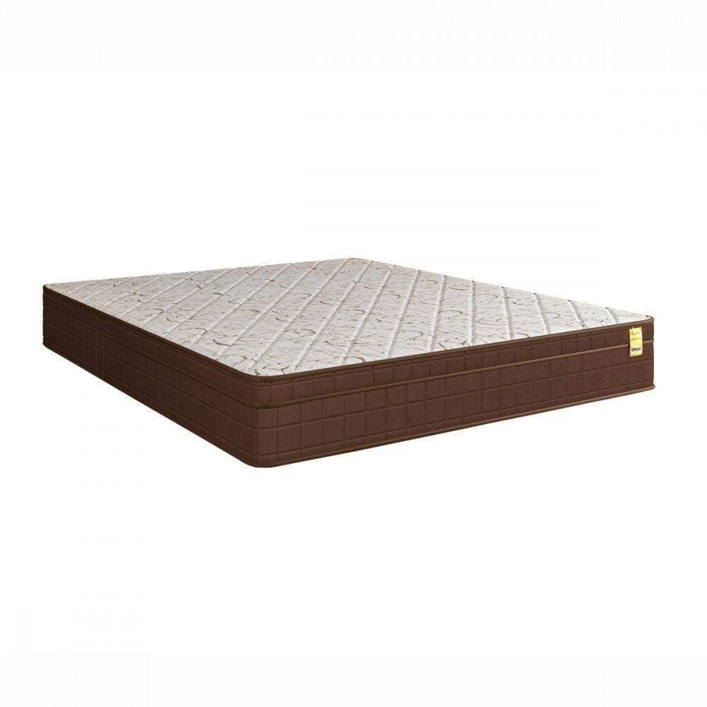 Colchão King Dreemy Ultra D33 193x203x25 Marrom Com Branco Apolospuma Marrom/branco