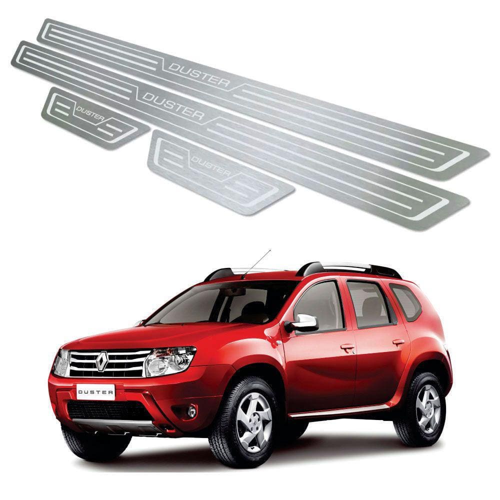 Soleira De Porta Renault Duster 2011 Até 2019 Aço Inox