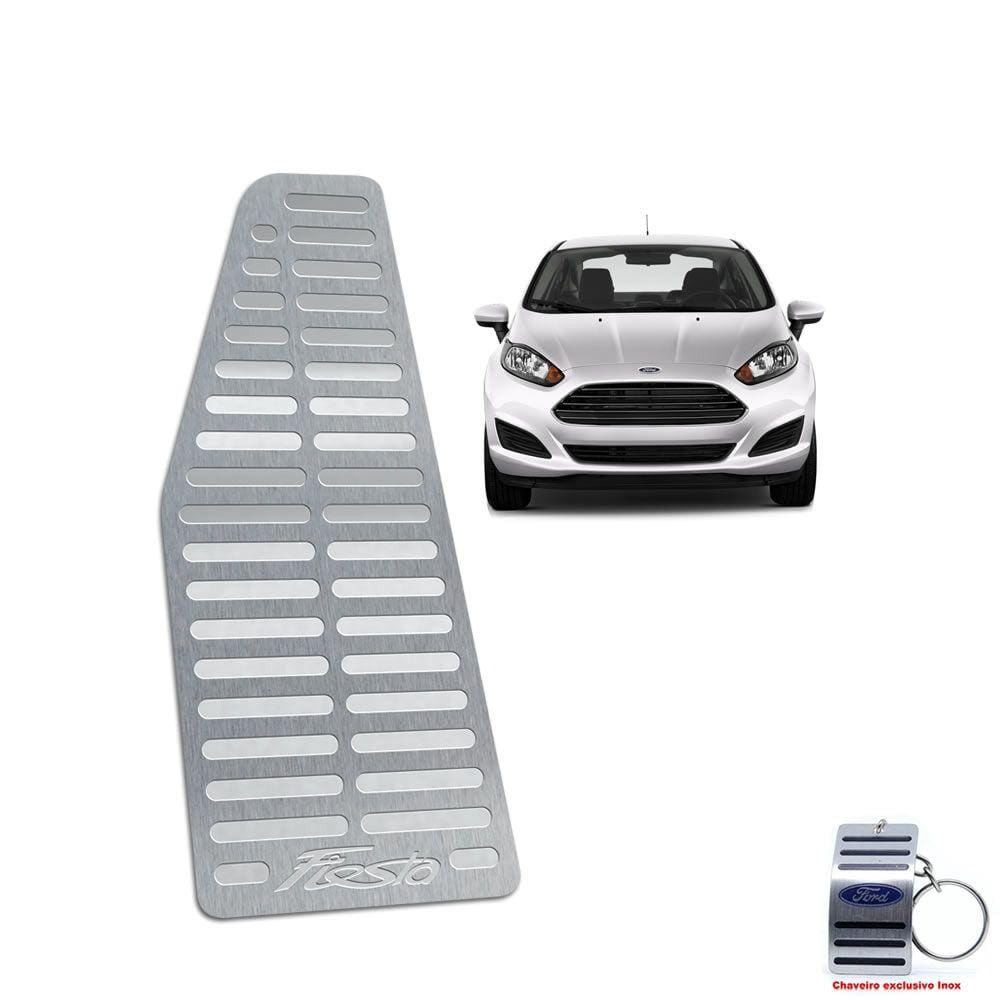 Descanso De Pé Ford New Fiesta 2011 Até 2019 Aço Inox