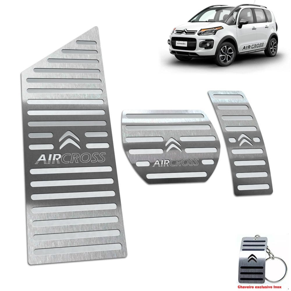 Pedaleira Automático + Descanso Citroen Aircross 2011 2016
