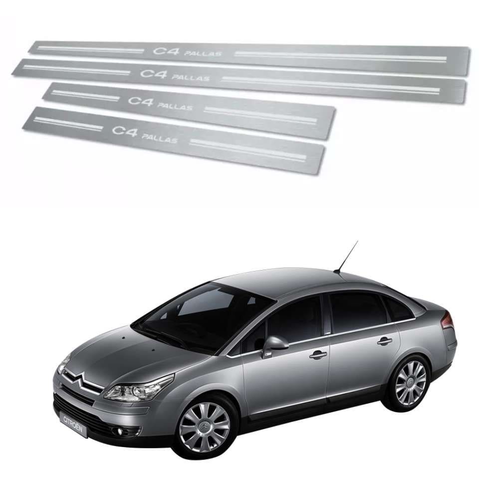 Soleira De Porta Citroen C4 Pallas Todos Os Modelos Aço Inox