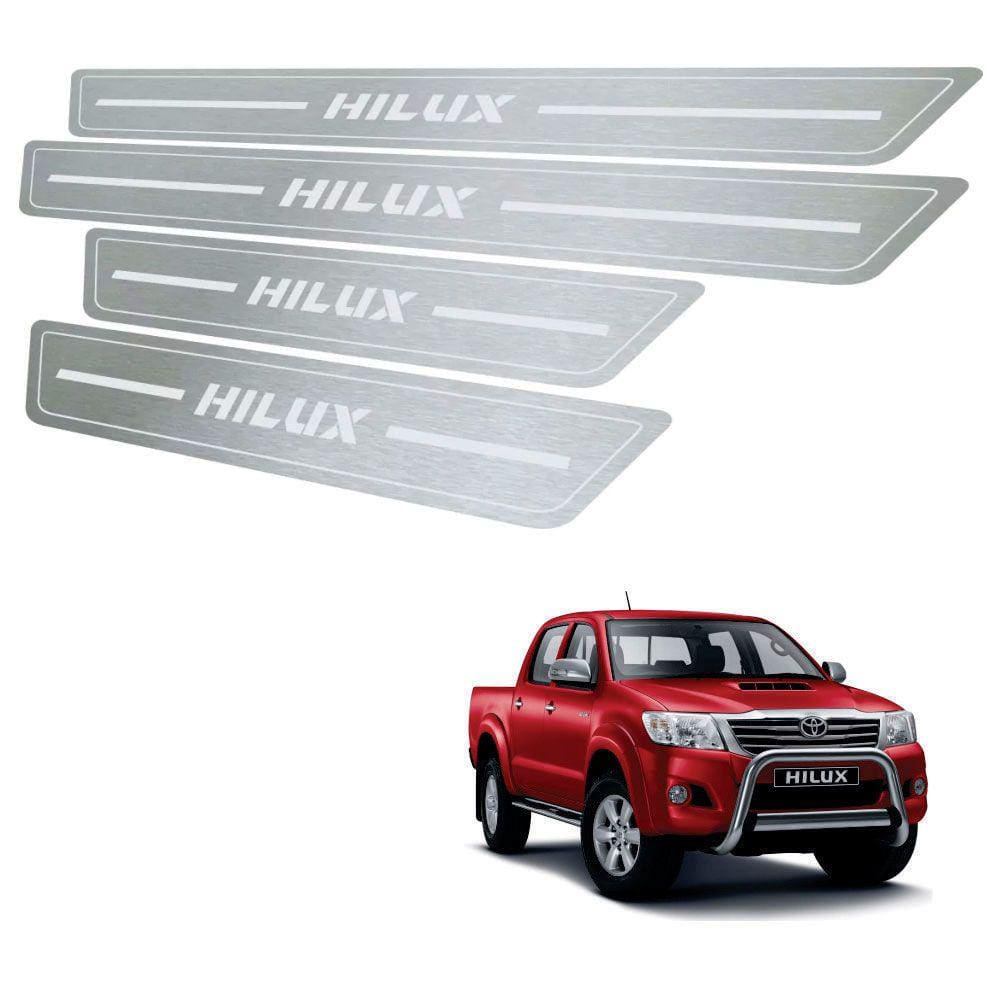 Soleira De Porta Toyota Hilux 2016 Até 2019 Aço Inox