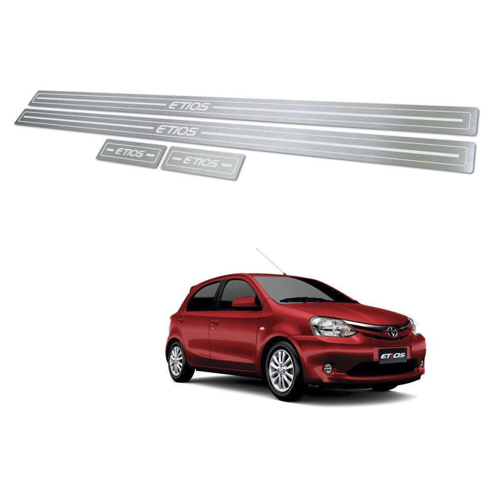 Soleira De Porta Toyota Etios 2013 Até 2019 Aço Inox
