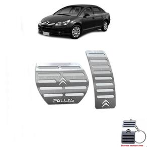 Pedaleira Citroen C4 Pallas Automatico Aço Inox