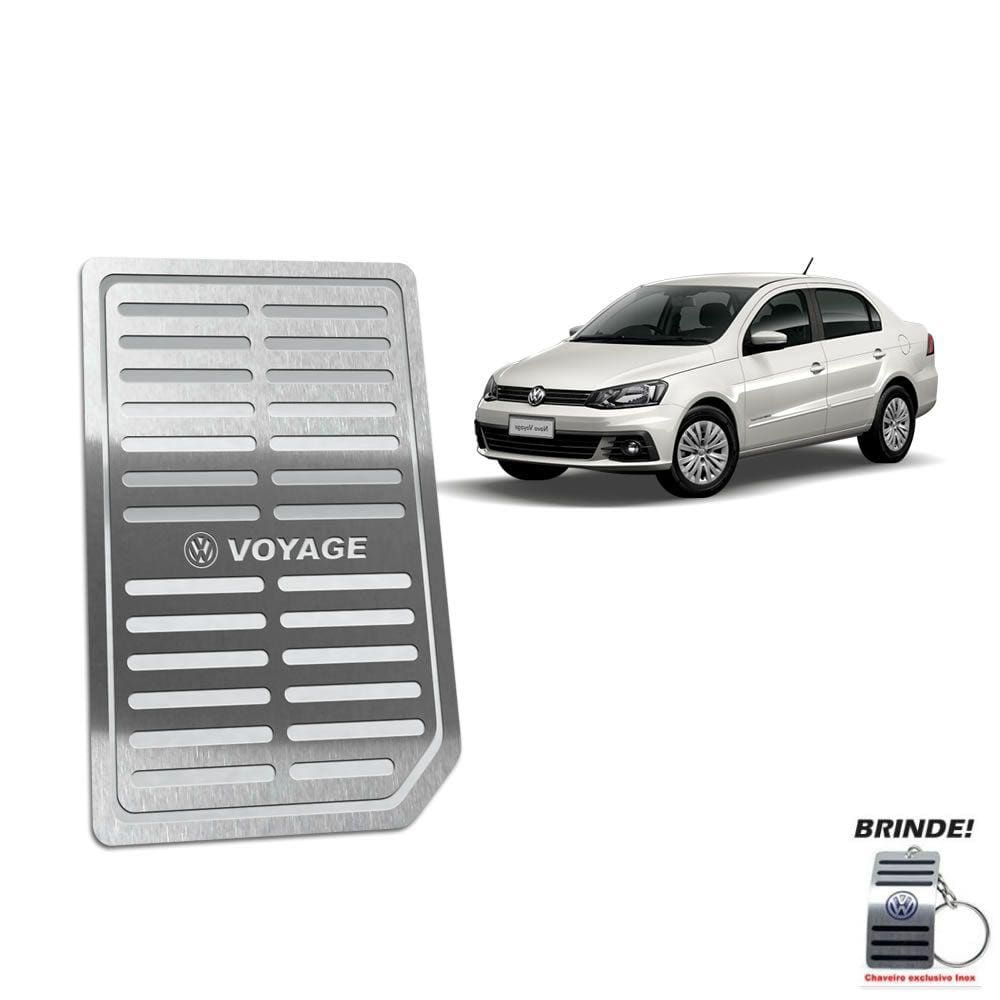 Descanso De Pé Volkswagen Voyage 2010 A 2020 Prata