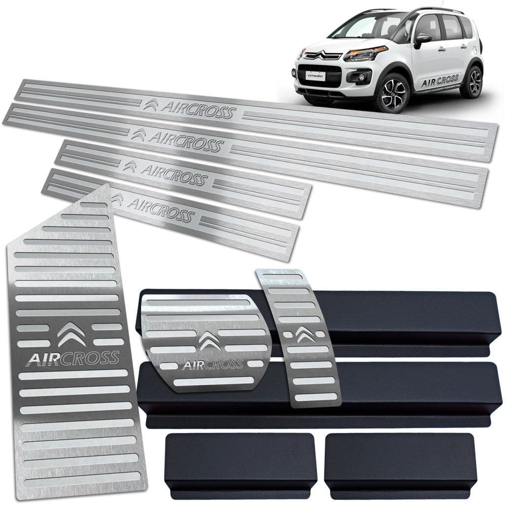 Soleira Pedaleira Automático Descanso Aircross 2011 A 2016