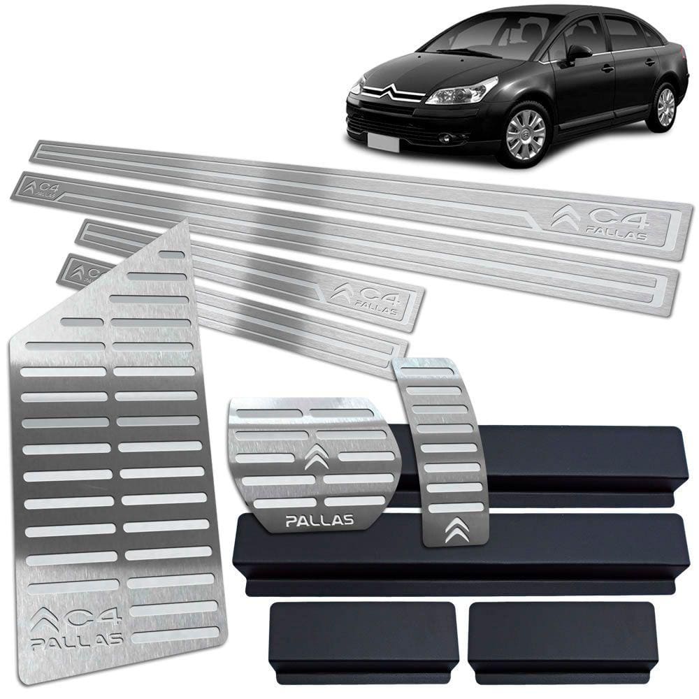 Soleira + Pedaleira + Descanso Citroen C4 Pallas Automatico