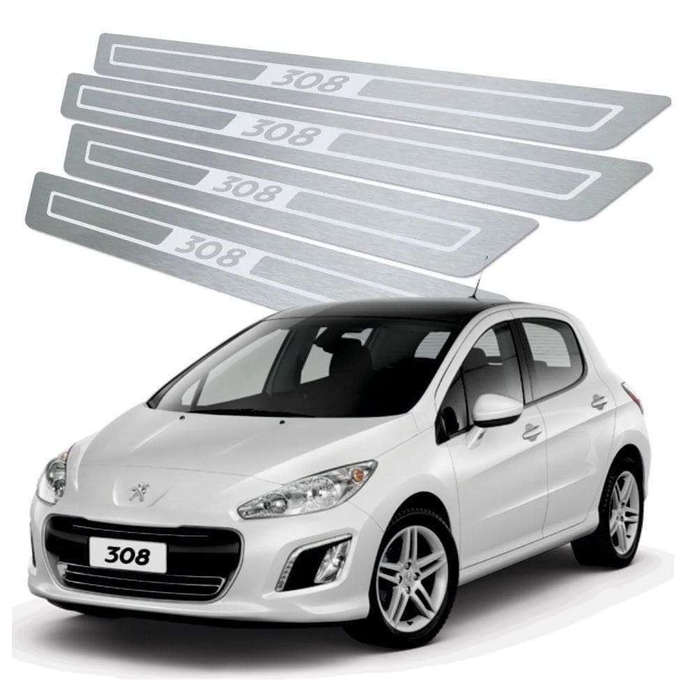 Soleira De Porta Peugeot 308 2011 Até 2019 Aço Inox