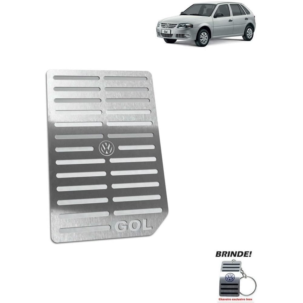Descanso De Pé Volkswagen Gol G5 2008 Até 2012 Prata