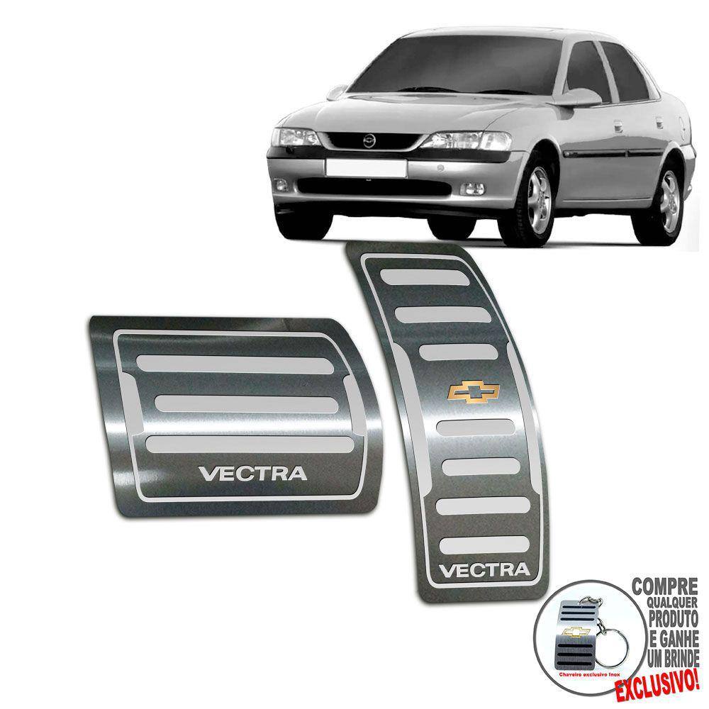 Pedaleira Automático Chevrolet Vectra 1996 Até 2005 Aço Inox