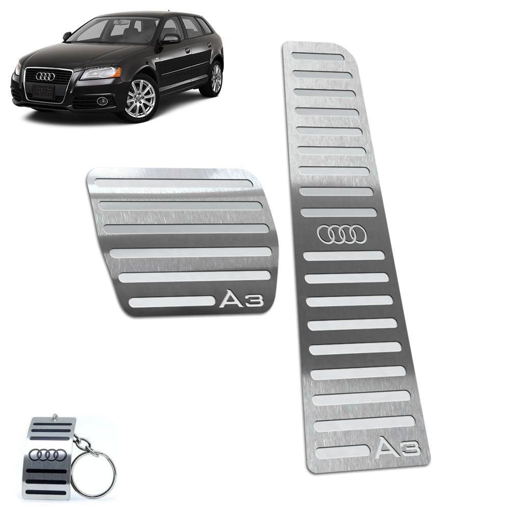 Pedaleira Automatico Audi A3 2007 Até 2013 Aço Inox