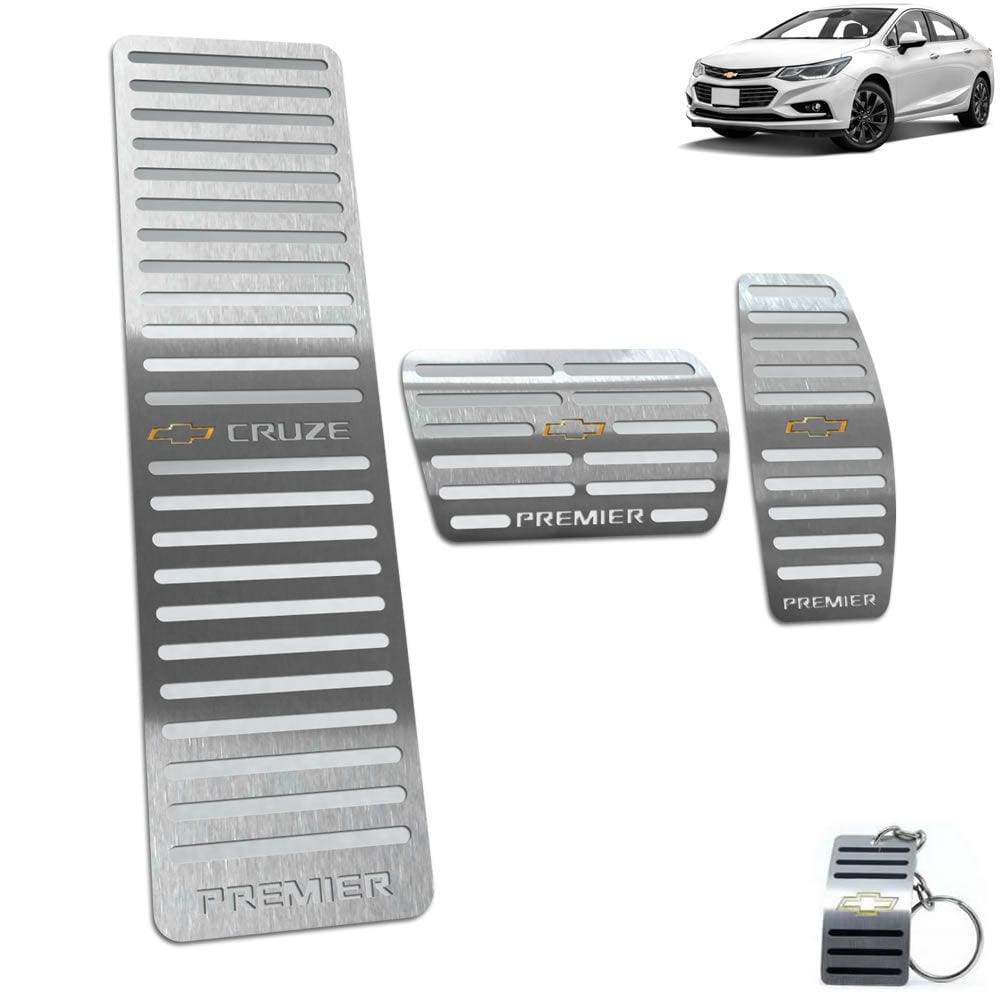 Kit Pedaleira + Descanso Cruze Premier 2017 A 2020 Aço Inox