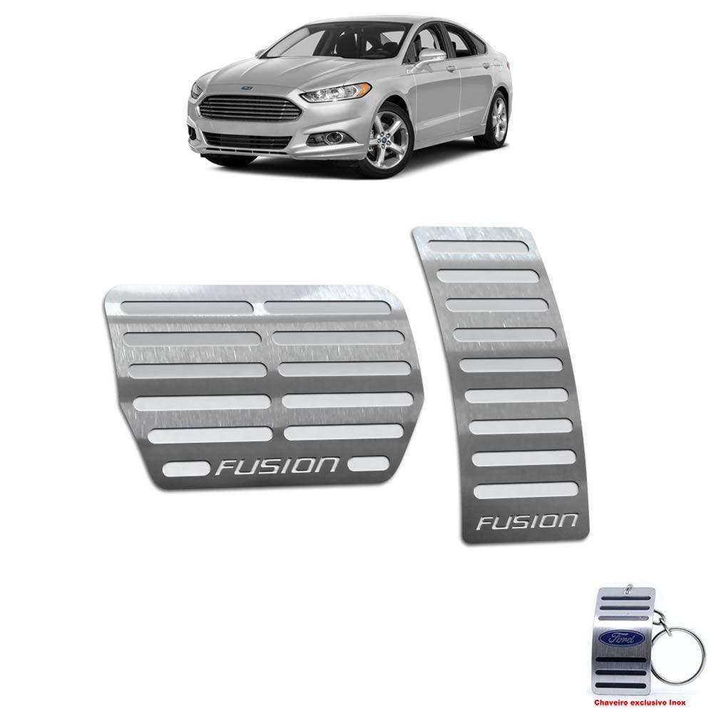 Pedaleira Automático Ford Fusion 2013 A 2017 Aço Inox