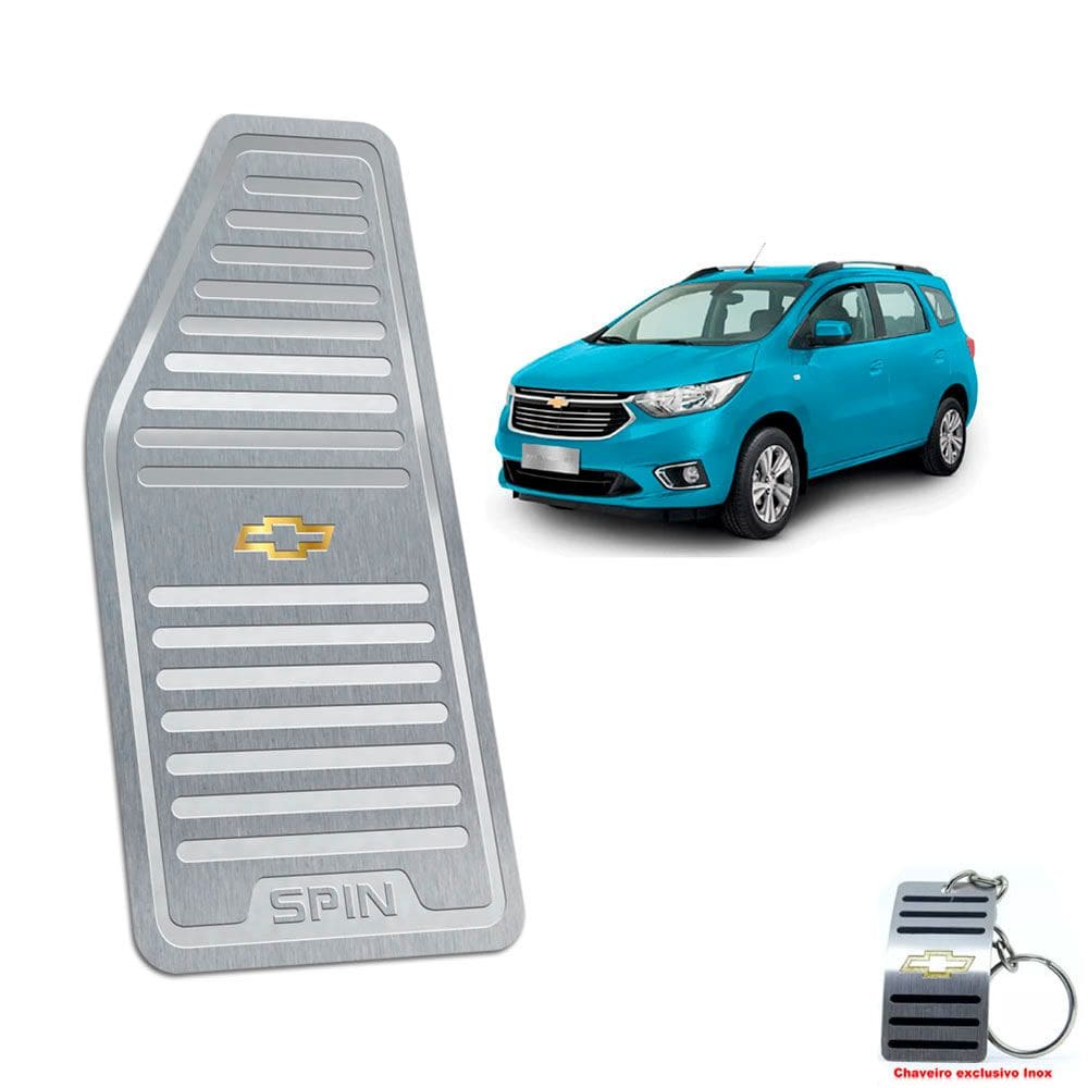 Descanso De Pé Chevrolet Spin Todos Os Modelos Aço Inox