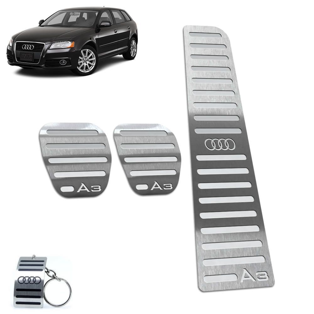 Pedaleira Manual Audi A3 2007 Até 2013 Aço Inox