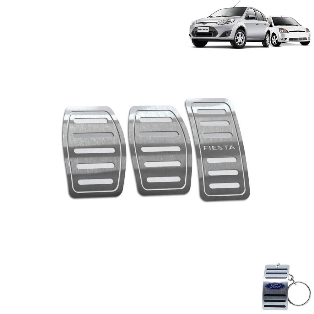 Pedaleira Manual Ford Fiesta 2007 A 2014 Aço Inox