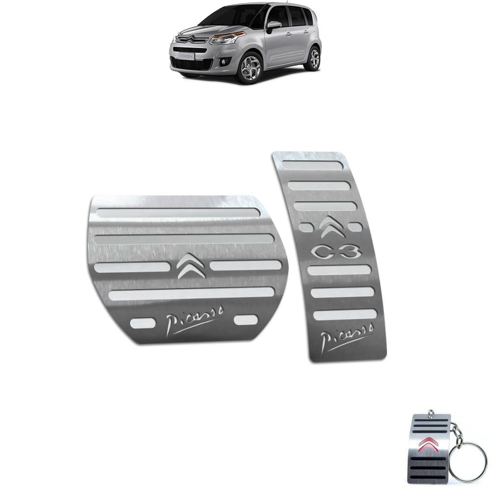 Pedaleira Citroen C3 Picasso Automatico Aço Inox
