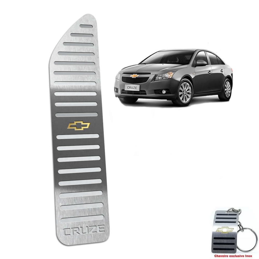 Descanso De Pé Chevrolet Cruze 2012 Até 2016 Aço Inox