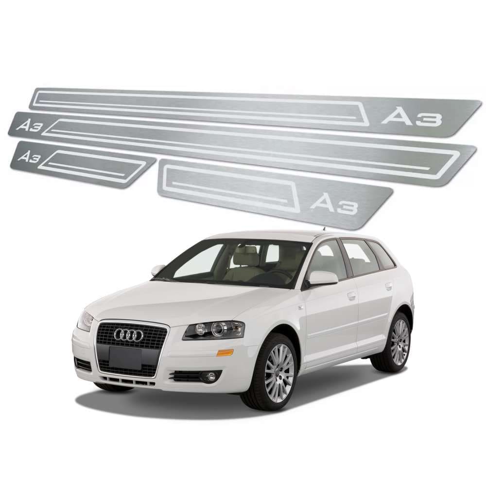 Soleira De Porta Audi A3 2007 Até 2013 Aço Inox