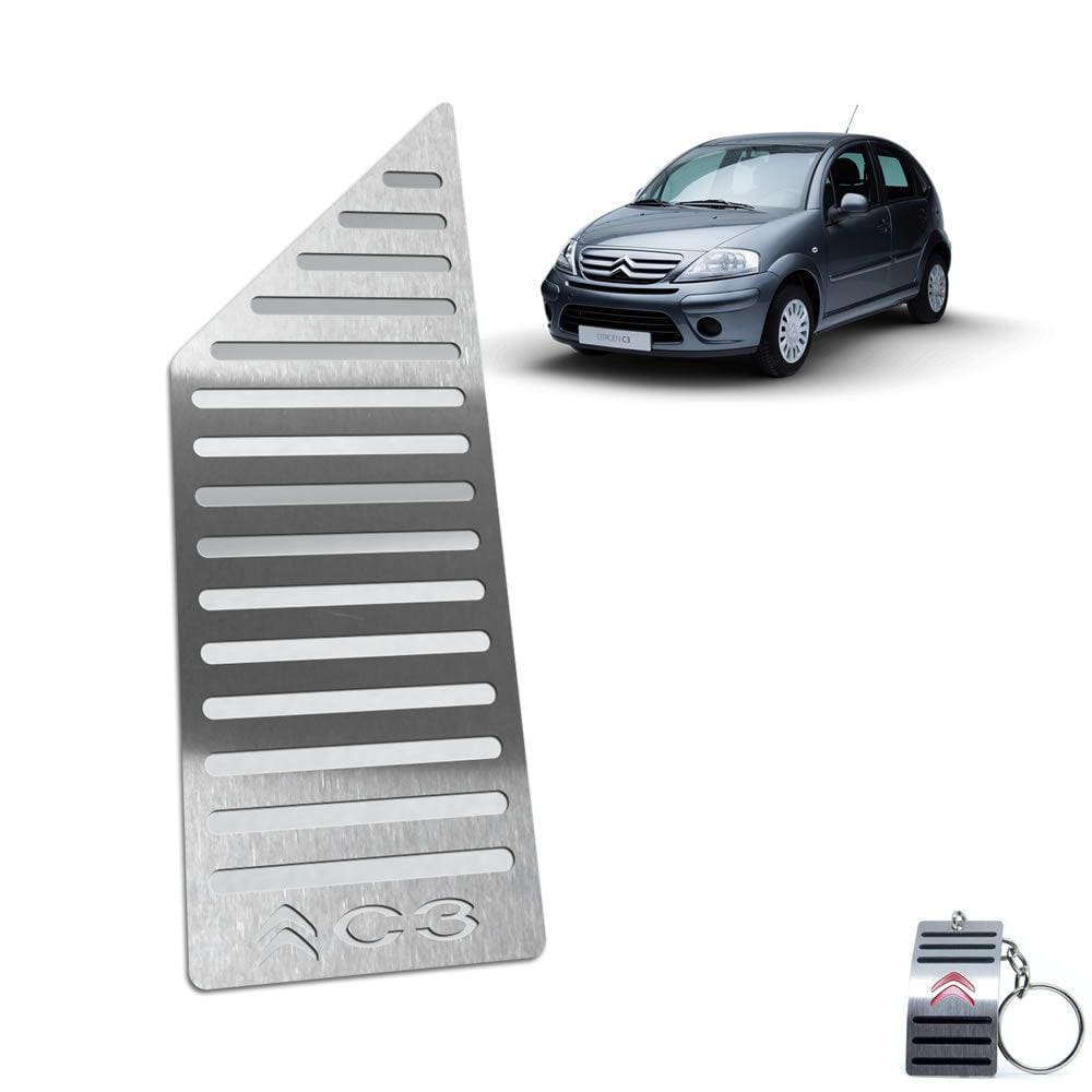 Descanso De Pé Citroen C3 2003 Até 2012 Aço Inox