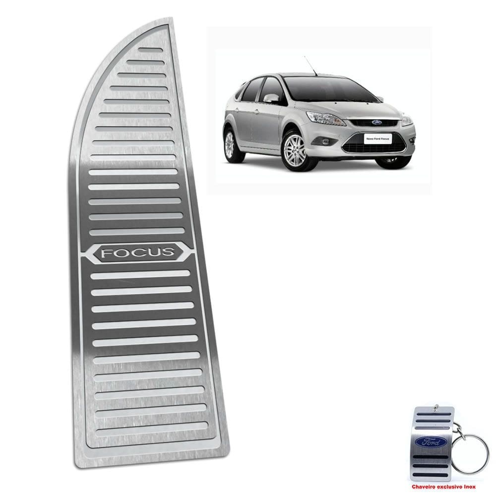 Descanso De Pé Ford Focus 2009 Até 2013 Aço Inox