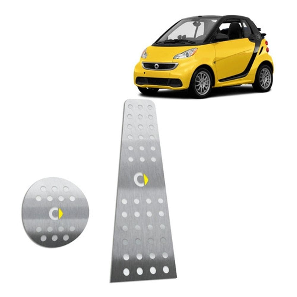 Pedaleira Smart Fortwo Automático 2009 Até 2019 Aço Inox