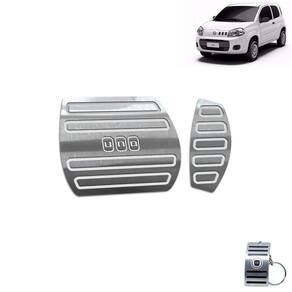 PEDALEIRA AUTOMÁTICO FIAT UNO 2013 A 2020 2 portas AÇO INOX