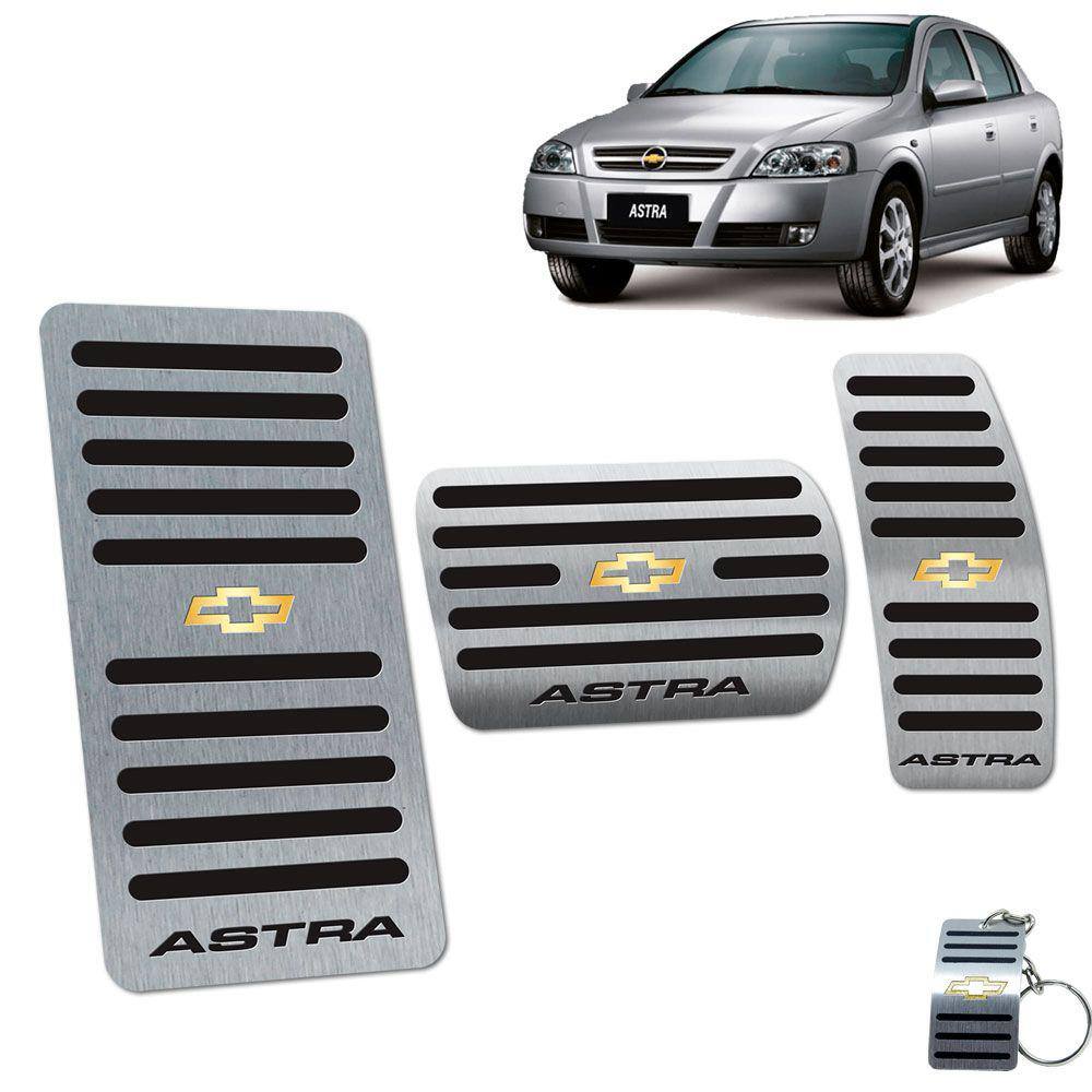 Pedaleira Automático Com Descanso Chevrolet Astra Preto