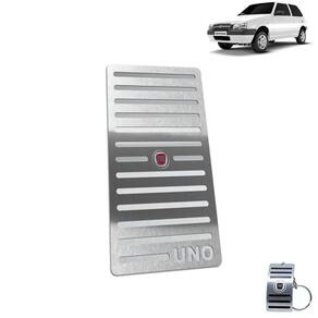 Descanso De Pé Fiat Uno 2004 Até 2011 Aço Inox