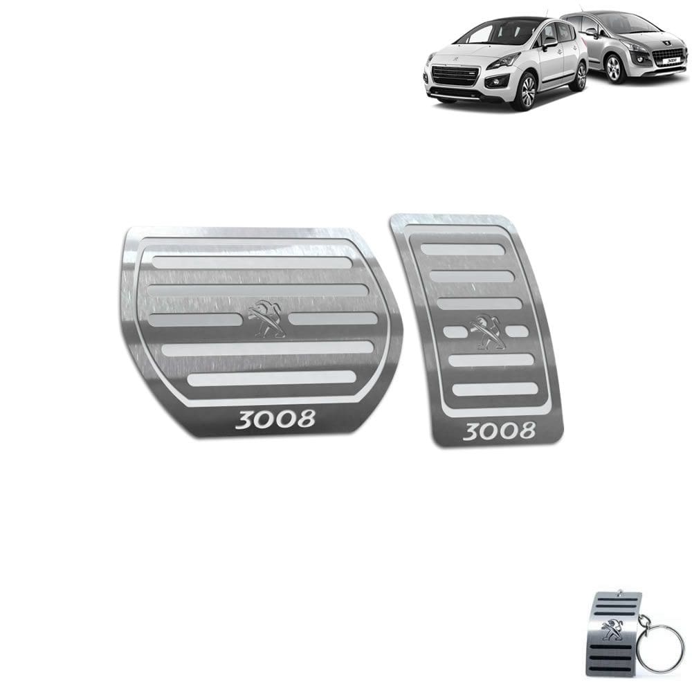 Pedaleira Peugeot 3008 Automatico 2011 Até 2016 Aço Inox
