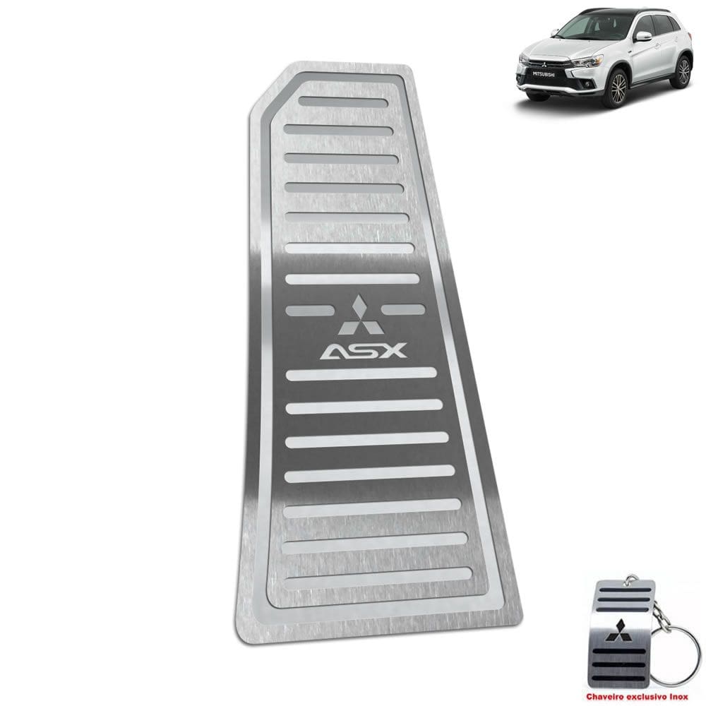 Descanso De Pé Mitsubishi Asx 2018 Até 2020 Aço Inox