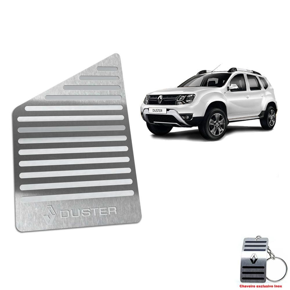 Descanso De Pé Renault Duster 2011 Até 2020 Aço Inox