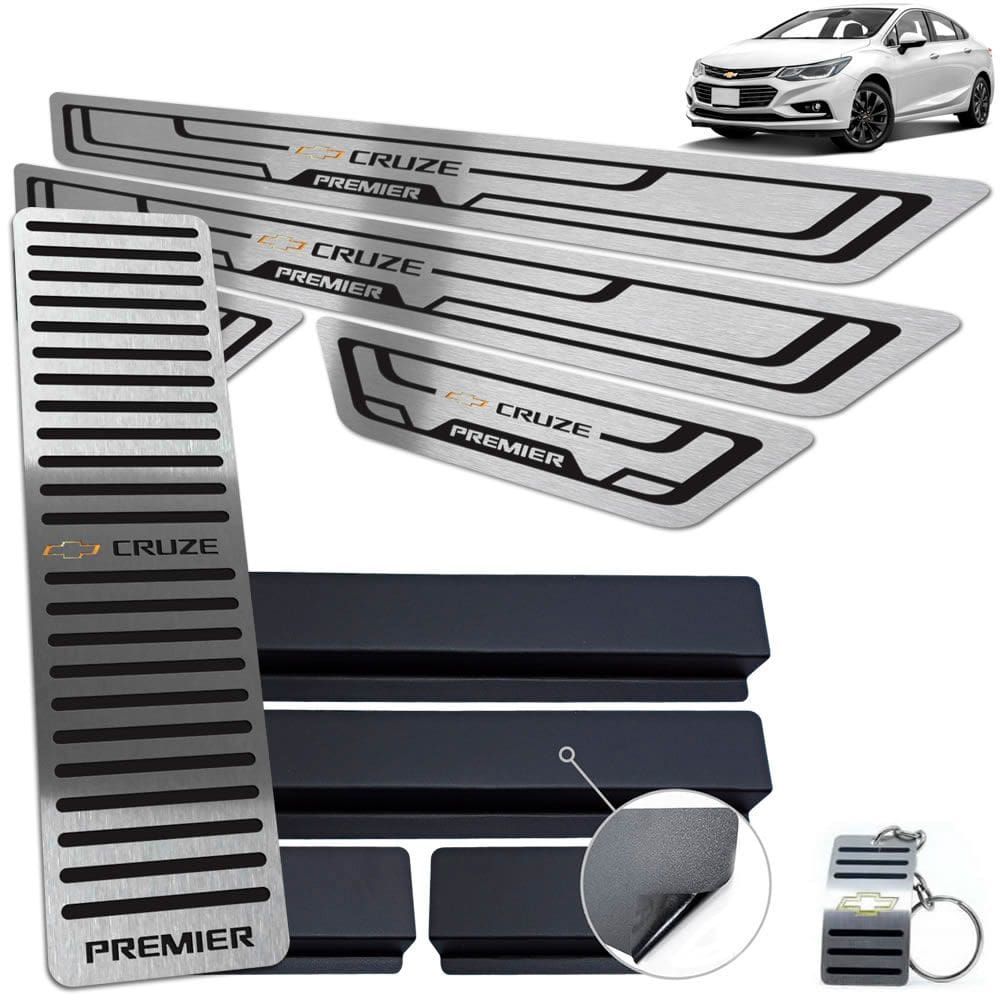 Descanso De Pé E Soleiras Cruze Premier 2017 A 2020 Preto
