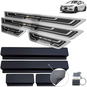 Soleiras Cruze Premier 2017 A 2020 Preto Alto Relevo
