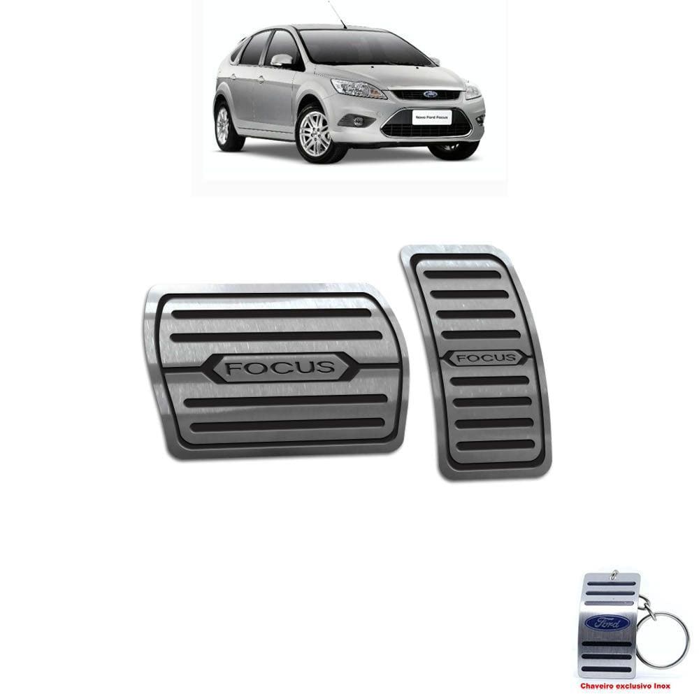 Pedaleira Automático Ford Focus 2009 Até 2013 Preto