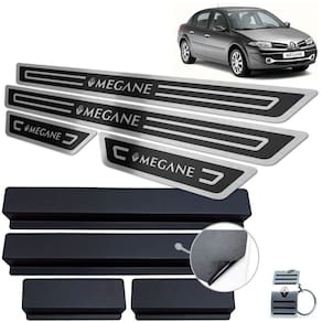 Soleiras Renault Megane 2006 A 2011 Preto Alto Relevo
