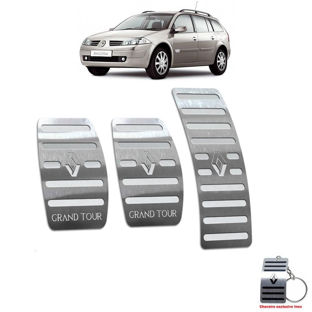 Pedaleira Renault Megane Grand Tour Manual 2007 2013 Inox