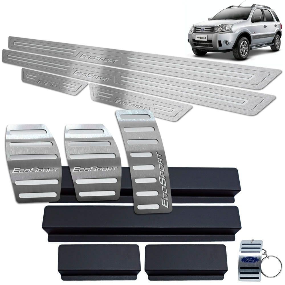 Soleira Pedaleira Manual Prata Ford Ecosport 2003 A 2012