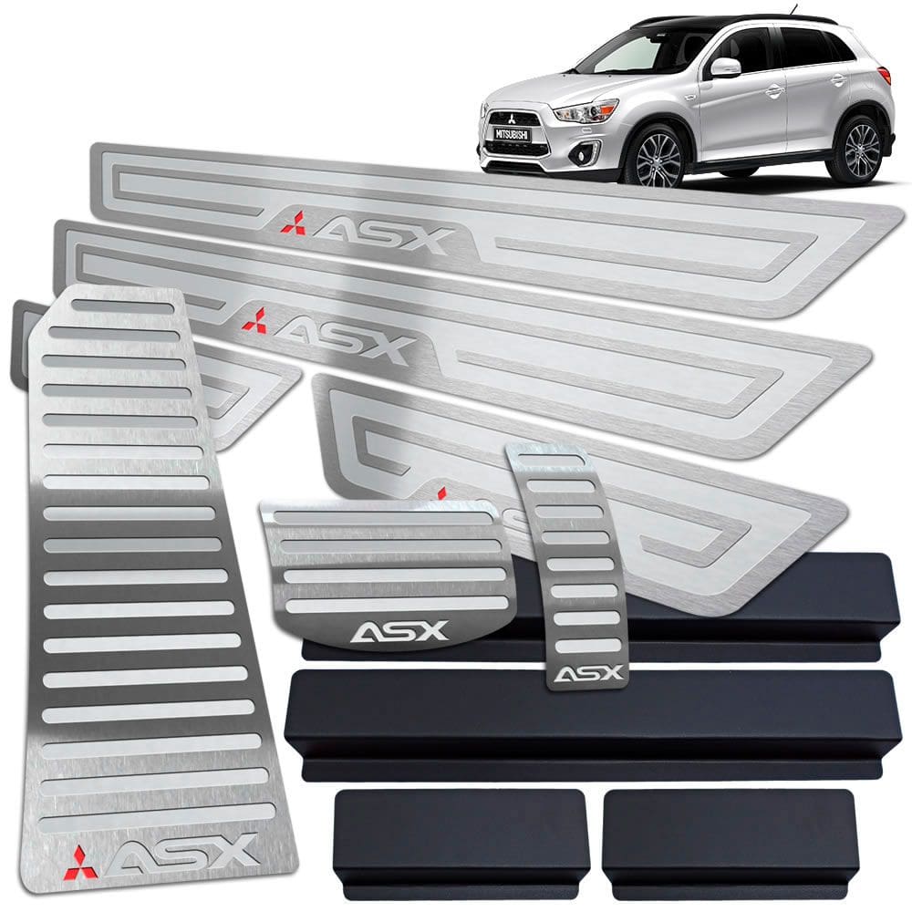 Soleira Pedaleira Descanso Asx 2011/2017 Automático Prata AR