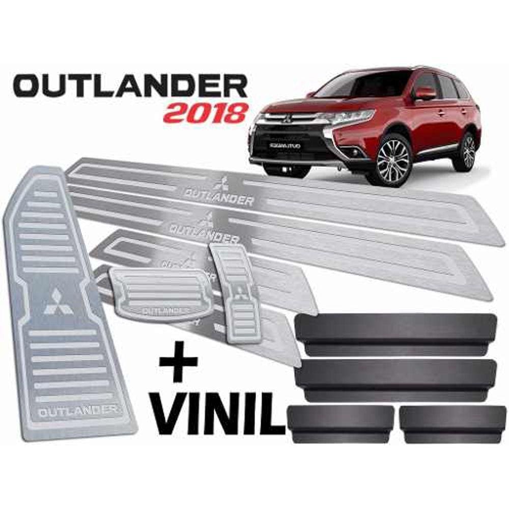 Soleira Pedaleira Descanso Outlander 2018/2020 Prata Baixo R