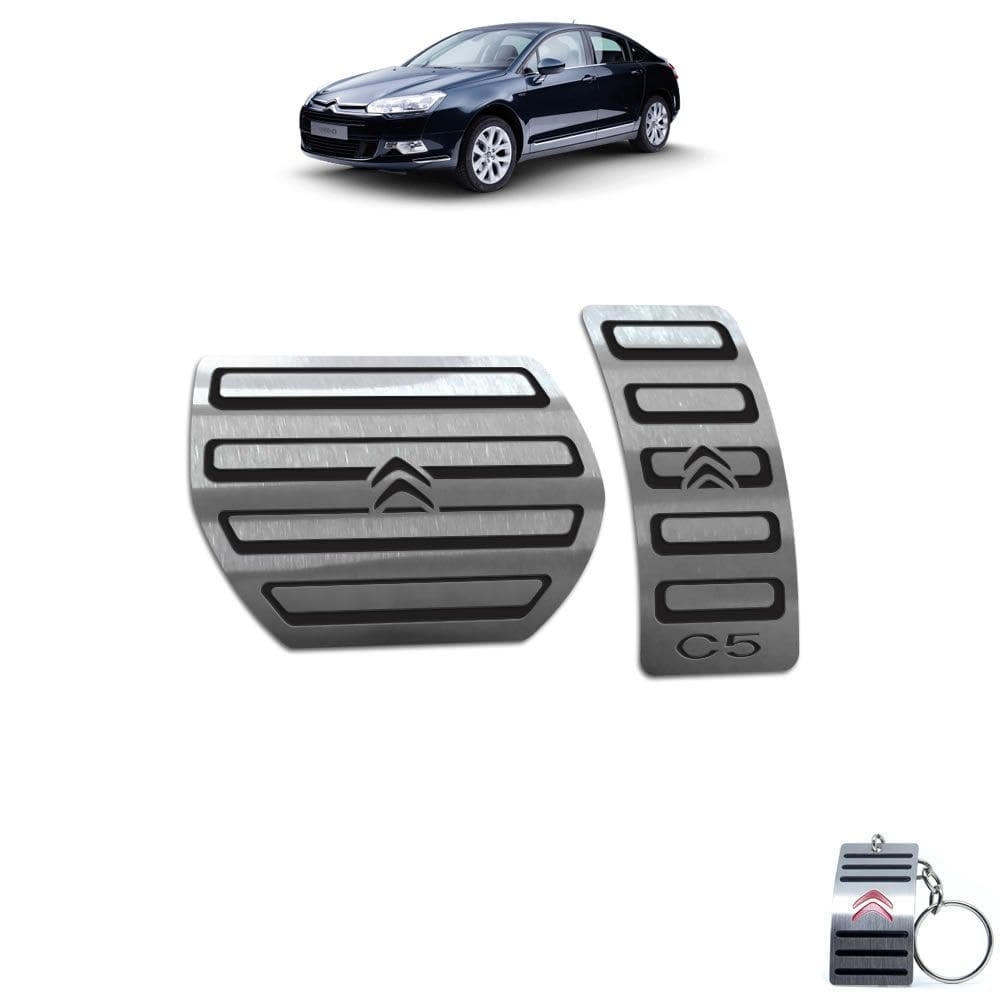 Pedaleira Automático Citroen C5 2009 A 2013 Preto