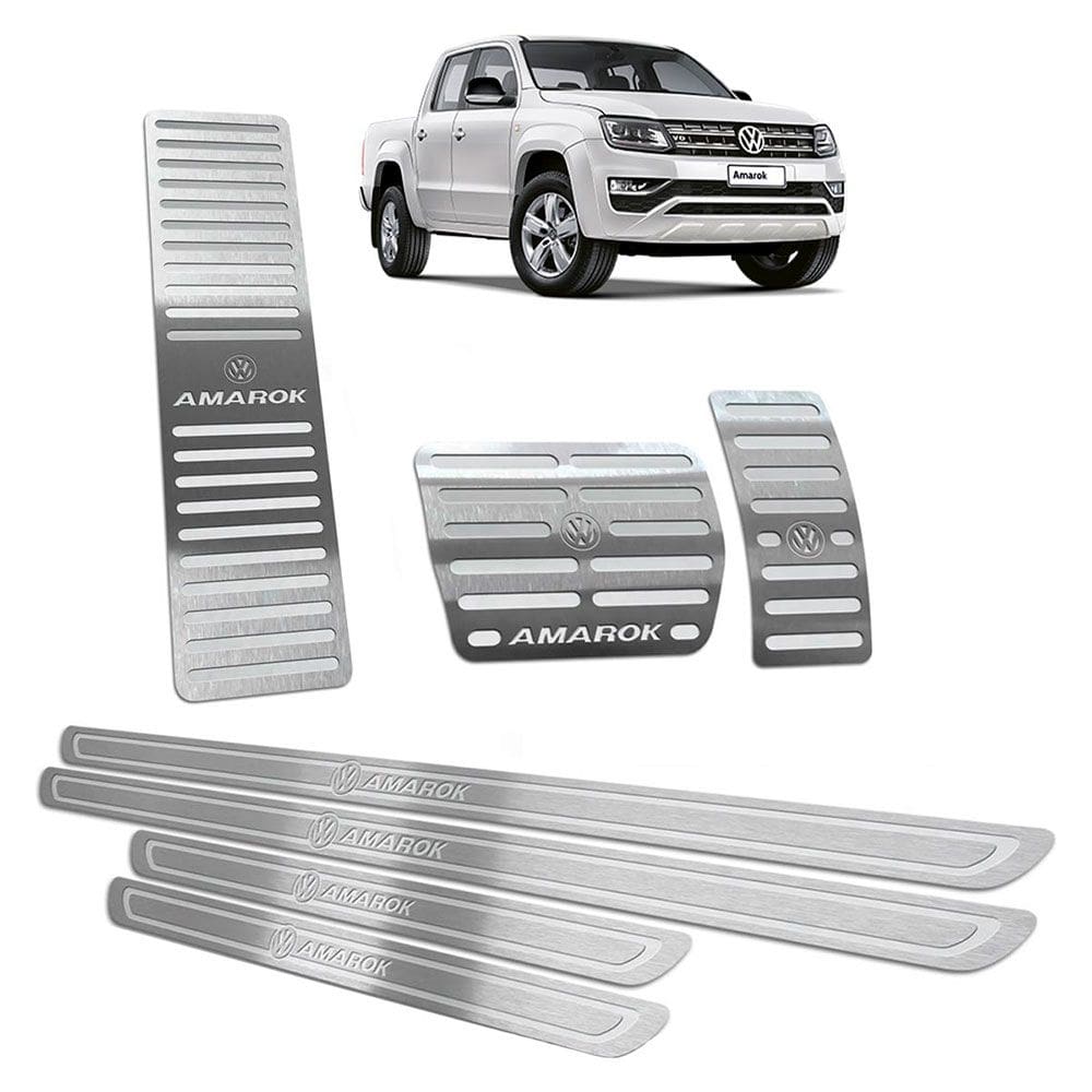 Soleira Pedaleira Descanso Amarok 11 19 Automático Prata BR