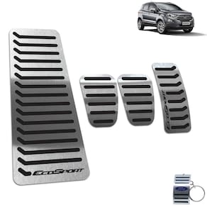 Pedaleira Manual + Descanso Ecosport 2013 A 2020 Preto