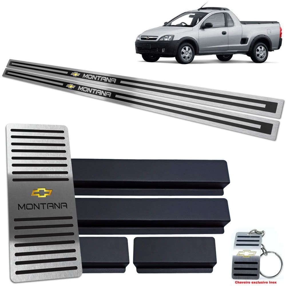 Descanso + Soleira Montana 2003 A 2010 Preto Alto Relevo