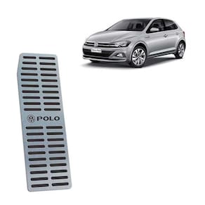 Descanso De Pé Aço Inox Novo Polo 2018 Preto