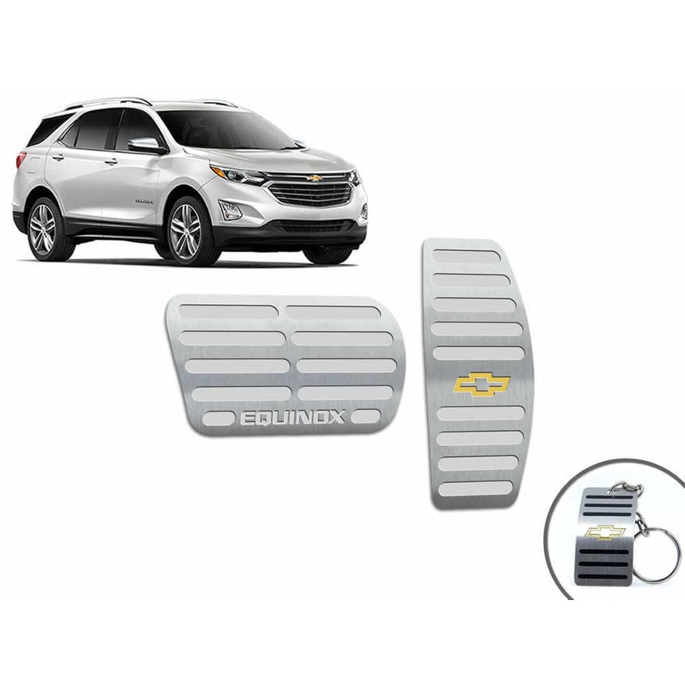 Pedaleiras Chevrolet Equinox 2018 2019 Automática Prata