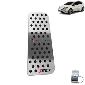 Descanso De Pé Fiat Punto T-Jet 2013 A 2017 Aço Inox Preto