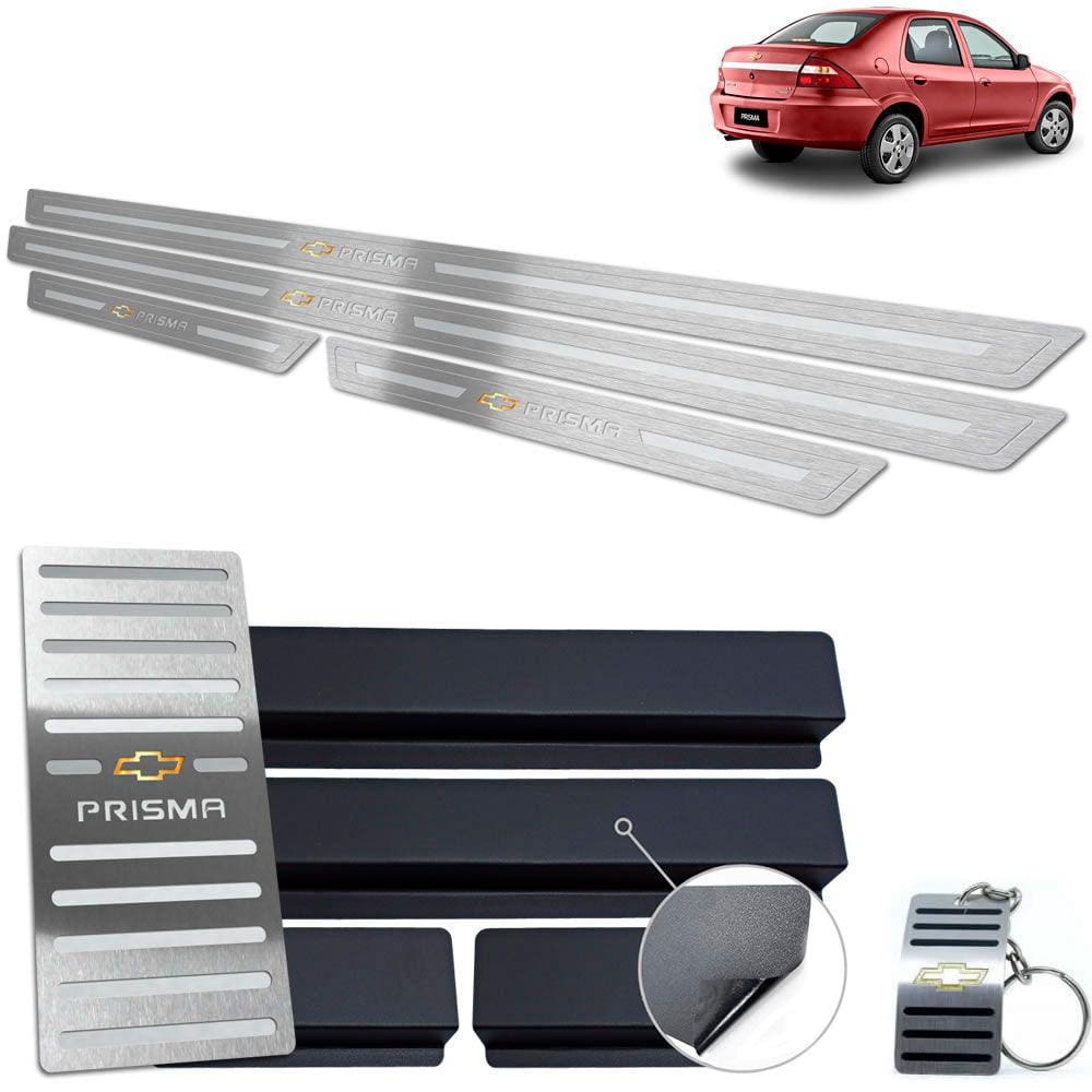 Descanso E Chevrolet Prisma 2006 A 2012 Prata Baixo Relevo